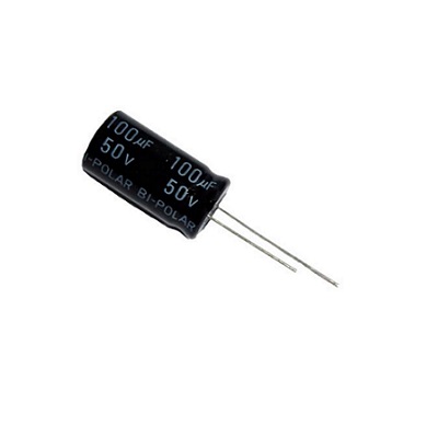 100uf-50V-Electrolytic-Capacitor-SemiConductor-Components-Positron