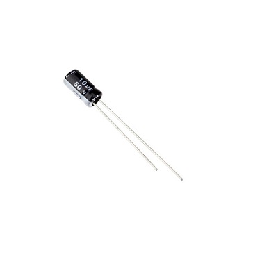 10uf-50V-Electrolytic-Capacitor-SemiConductor-Components-Positron