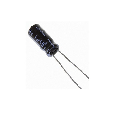 1uf-50V-Electrolytic-Capacitor-SemiConductor-Components-Positron